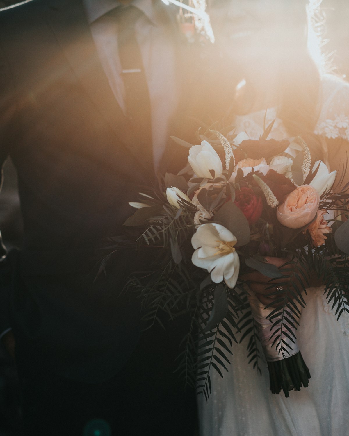 Candlelit reception tablescape with elegant place settings